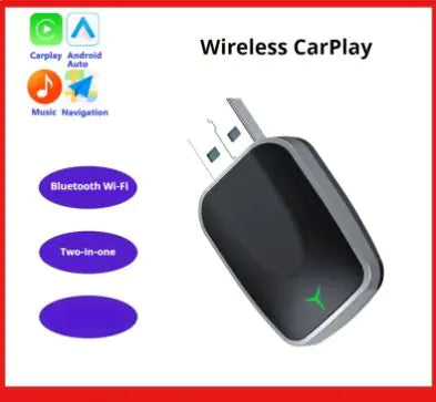 2-in-1 Wired to Wireless CarPlay Adapter
