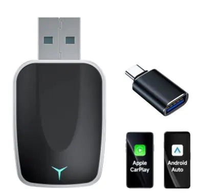 2-in-1 Wired to Wireless CarPlay Adapter