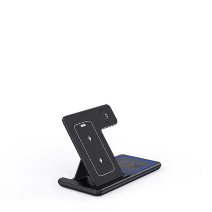3 In 1 LED Fast Wireless Charger Stand  Charging Station
